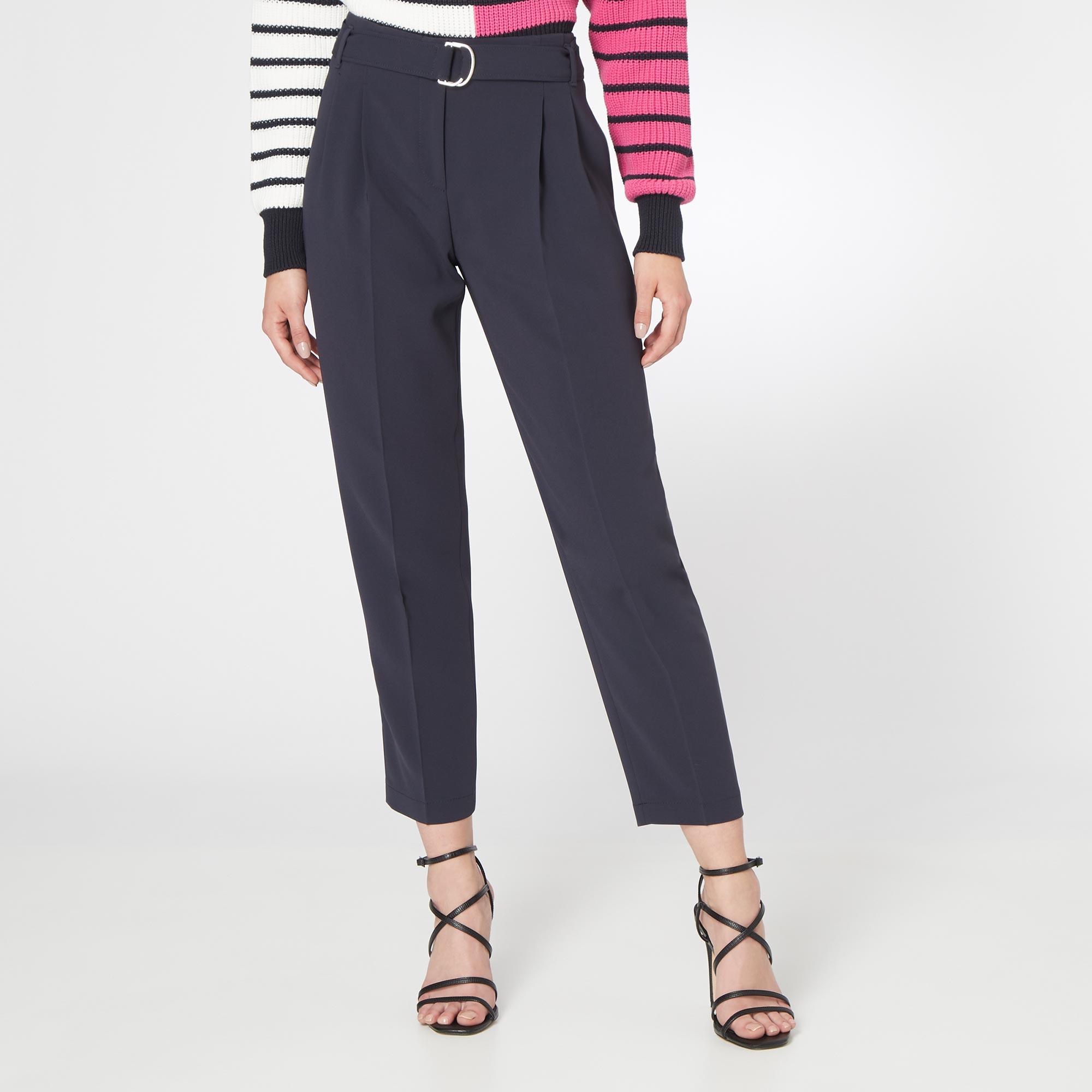 Tapia High-Waisted Belted Trousers